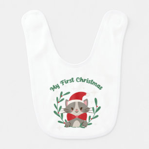 My First Christmas Baby Bib