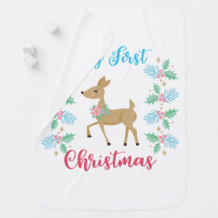 My First Christmas Baby Blanket