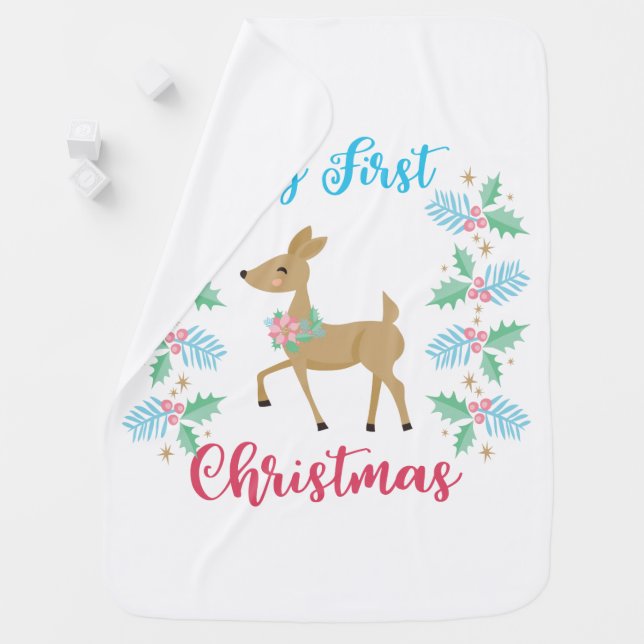 My First Christmas Baby Blanket (In Situ)