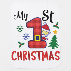 My first Christmas Baby Blanket