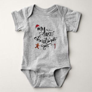 My First Christmas Baby Bodysuit