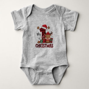 My First Christmas Baby Bodysuit