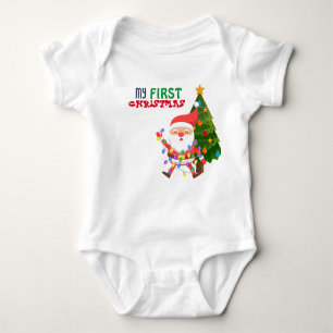 My first Christmas Baby Bodysuit