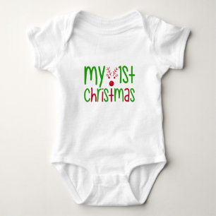 My First Christmas Baby Bodysuit