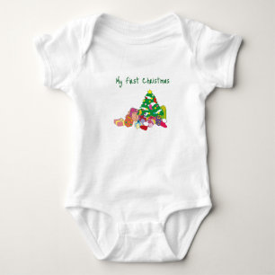My First Christmas -  Baby Bodysuit