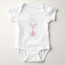 My First Christmas Baby Bodysuit for babies