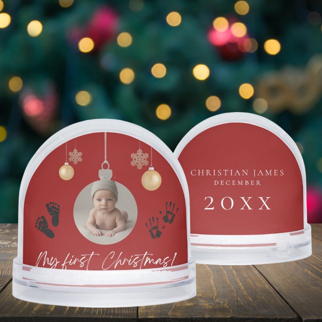 My First Christmas Baby Photo Snow Globe (Creator Uploaded)