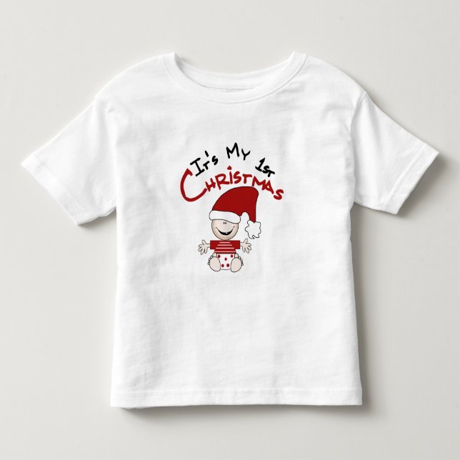 My First Christmas Baby Santa Tshirts and Gifts (Front)