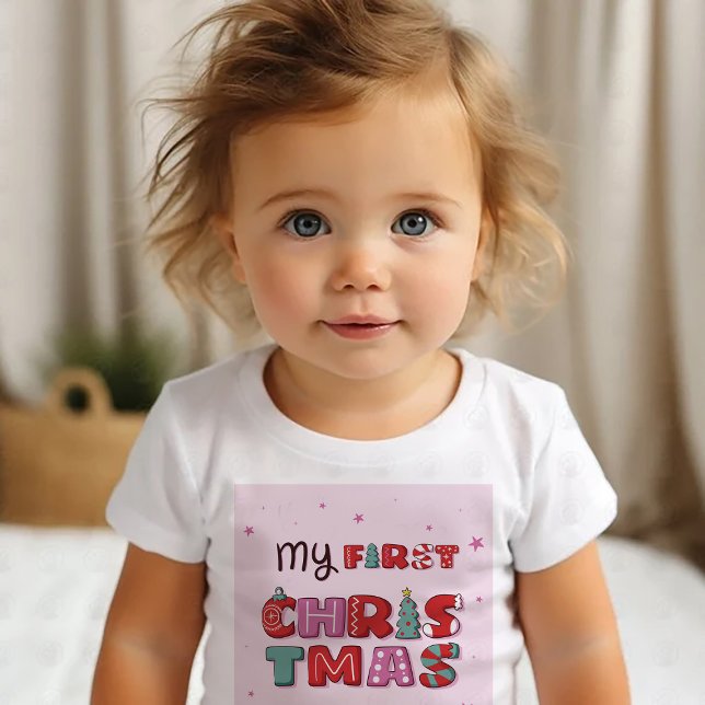 My First Christmas Baby T-Shirt (Creator Uploaded)