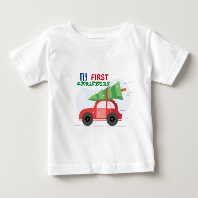My first Christmas BabY T-Shirt (Front)