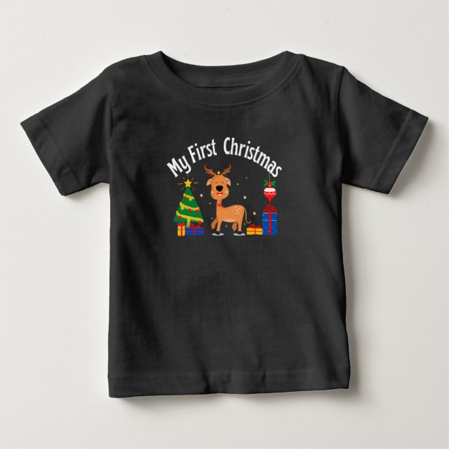 My First Christmas  Baby T-Shirt (Front)