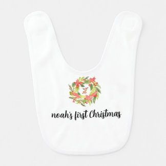 My first Christmas bib