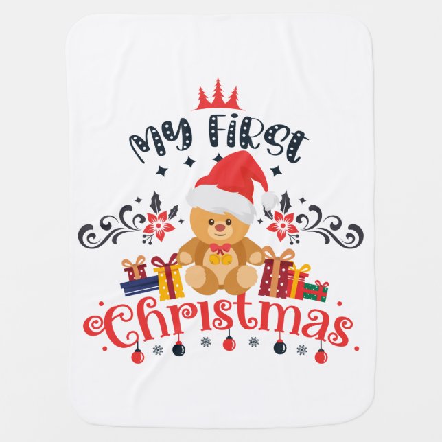 My First Christmas Blanket (Front)