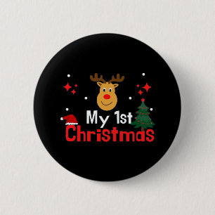 My First Christmas Button
