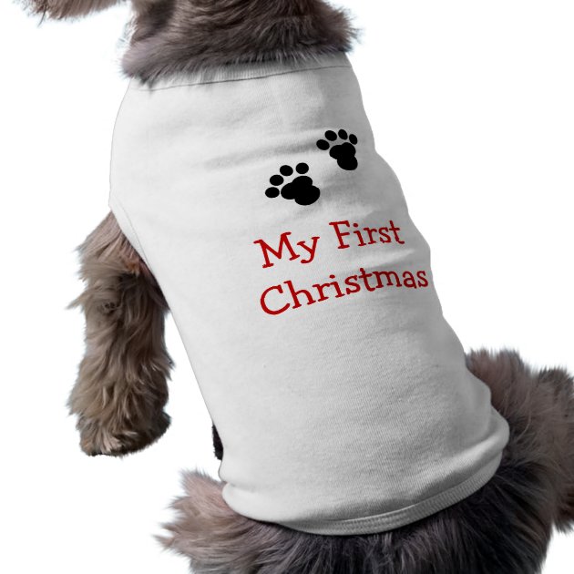 my first christmas dog sweater