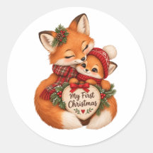 My First Christmas Fox Family
