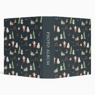 My First Christmas gift present Santa 3 Ring Binder