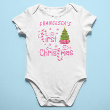 My First Christmas Gifts and Christmas Tree Pink