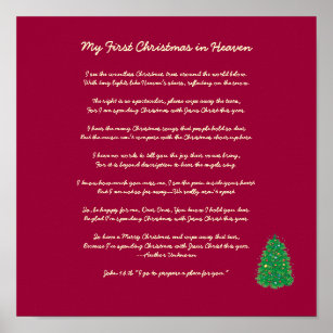 baby's first christmas in heaven