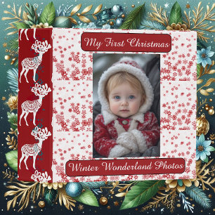My First Christmas Memoirs Winter Wonderland Photo 3 Ring Binder