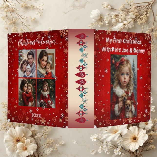 My First Christmas Memories with Pets Photo Album  3 Ring Binder (My First Christmas Memories with Pets Photo Album 3 Ring Binder)