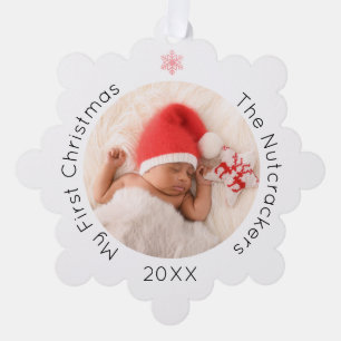 My First Christmas Nutcracker Ornament Card