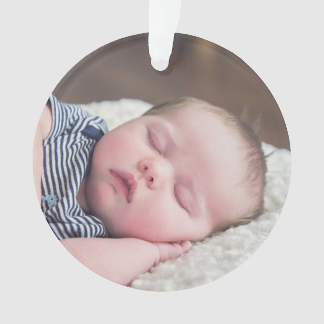 My First Christmas Personalized Christmas Ornament (Front)