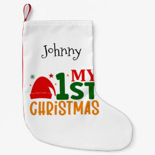 My First Christmas Personalized Small Christmas Stocking