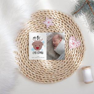 My First Christmas Photo Holiday Card