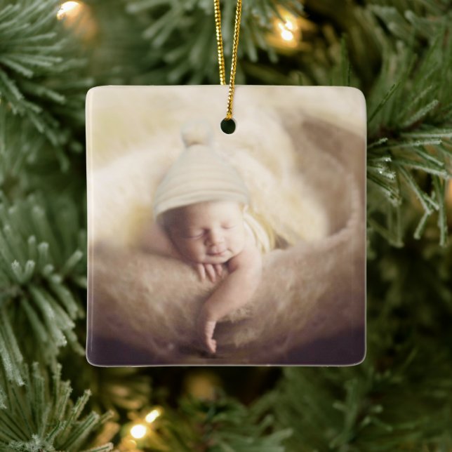 My First Christmas Photo Ornament (Tree)