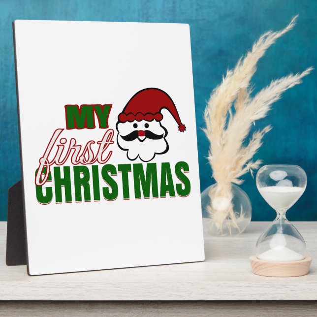 My First Christmas Plaque (Side)