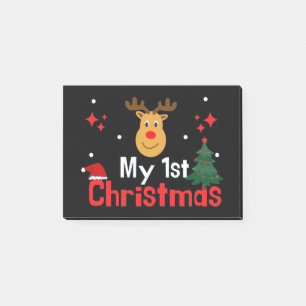 My First Christmas Post-it Notes