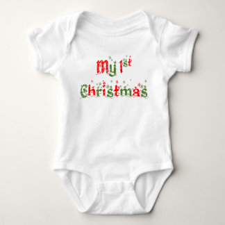 My First Christmas Romper