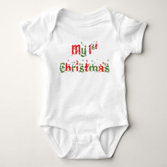 My First Christmas Romper (Front)