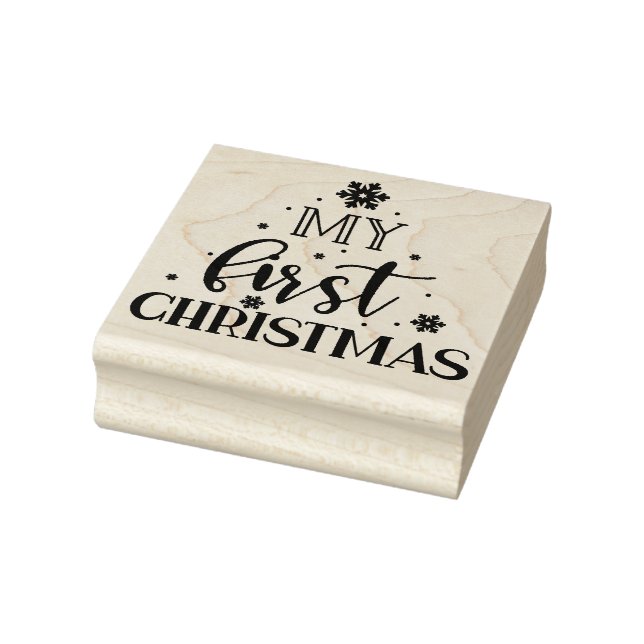 My First Christmas Rubber Stamp (Stamp)