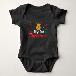 My First Christmas Toddler T-shirt Baby Bodysuit