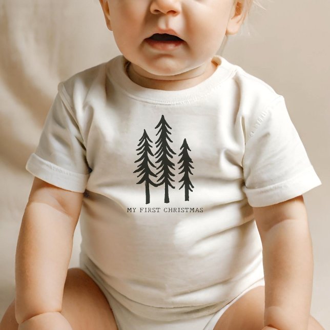 My First Christmas Tree  Baby T-Shirt (Creator Uploaded)
