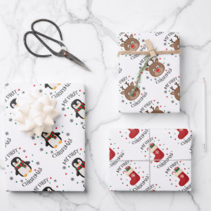 My First Christmas  Wrapping Paper Sheets