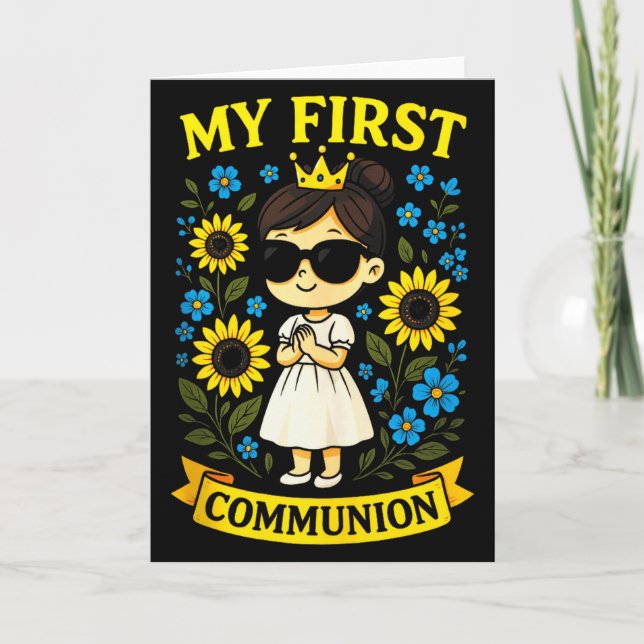 My First Communion - Christian Ceremony Tank Top  Card (Front)