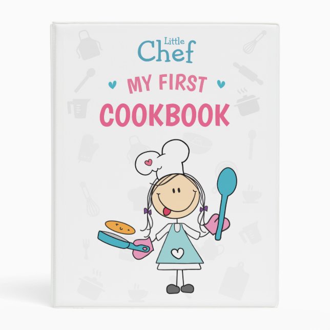 My First Cookbook Binder for Kids (Front)