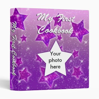 My First Cookbook  Recipe Binder by DesignsbyLisa at Zazzle