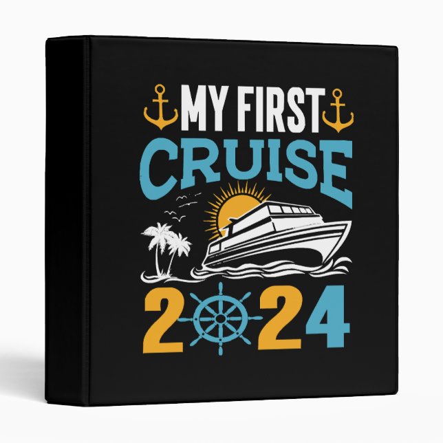 My First Cruise 2024 3 Ring Binder (Front/Spine)