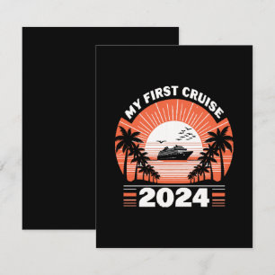 My First Cruise 2024 Note Card