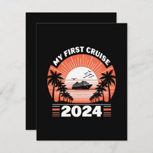 My First Cruise 2024 Note Card