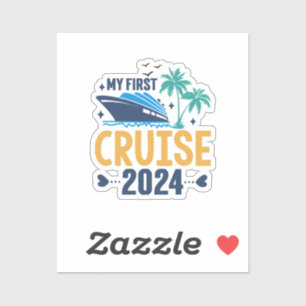 My First Cruise 2024 Sticker