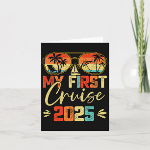 My First Cruise 2025 Family Vacation Cruise Ship T Card
