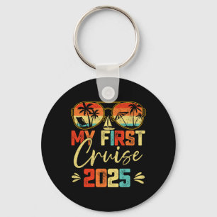 My First Cruise 2025 Family Vacation Cruise Ship T Keychain
