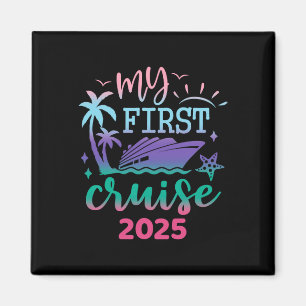 My First Cruise 2025 Family Vacation Trip Ship Mat Magnet