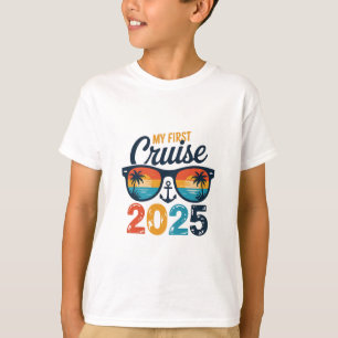 My First Cruise 2025 Funny First Time Cruise Vacat T-Shirt