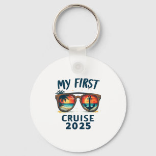 My First Cruise 2025 Vacation Cruise Ship Travel Keychain